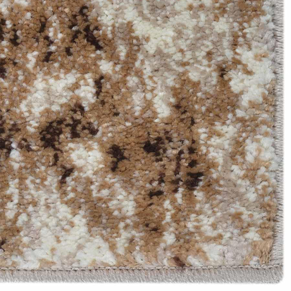 Machine Woven Heatset Polypropylene Area Rug Contemporary Beige M00003