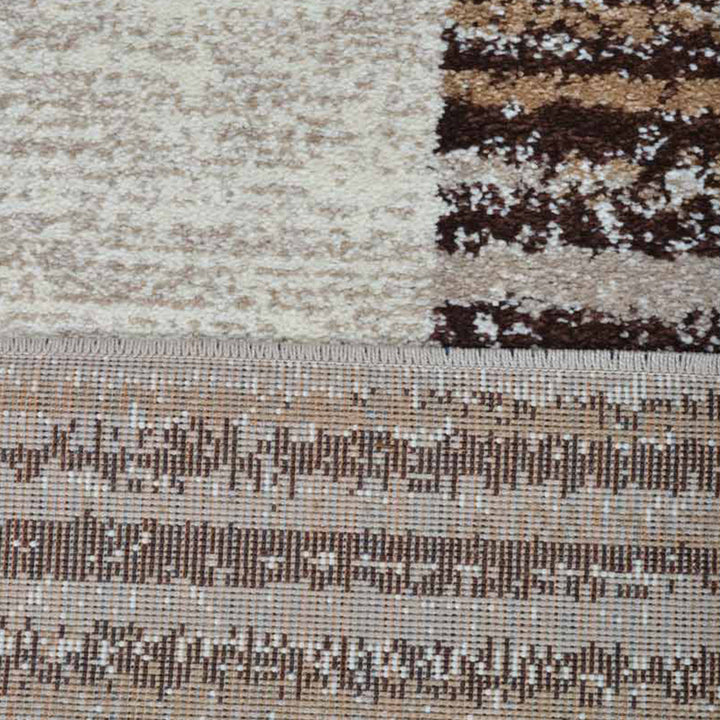 Machine Woven Heatset Polypropylene Area Rug Contemporary Ivory Beige M00004