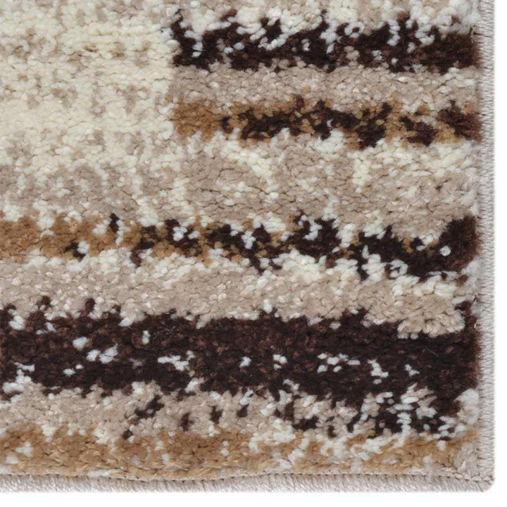 Machine Woven Heatset Polypropylene Area Rug Contemporary Ivory Beige M00004