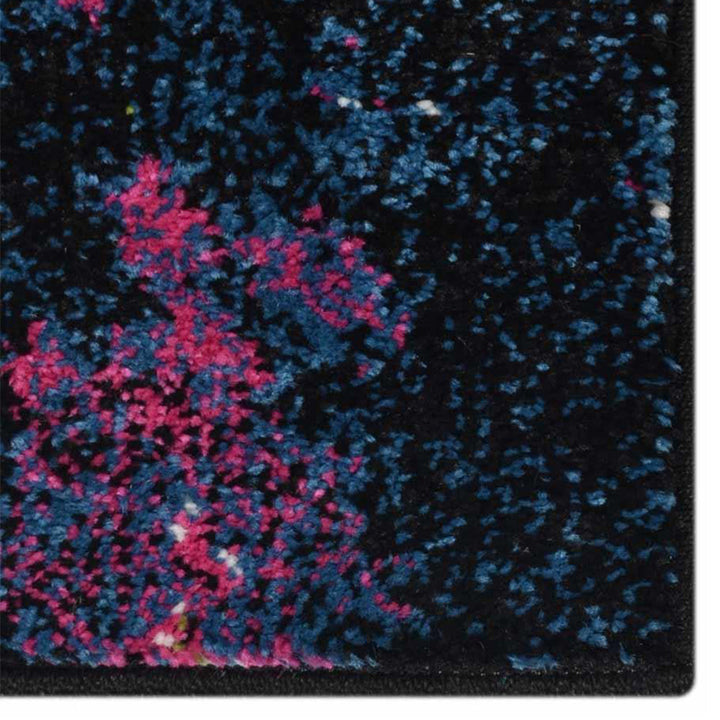 Machine Woven Heatset Polypropylene Area Rug Floral Multicolor M00008