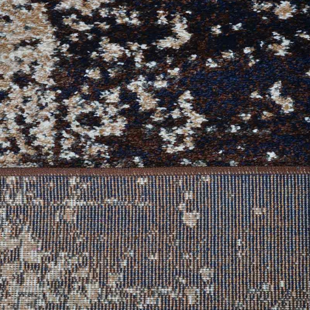 Machine Woven Heatset Polypropylene Area Rug Contemporary Beige Brown M00013