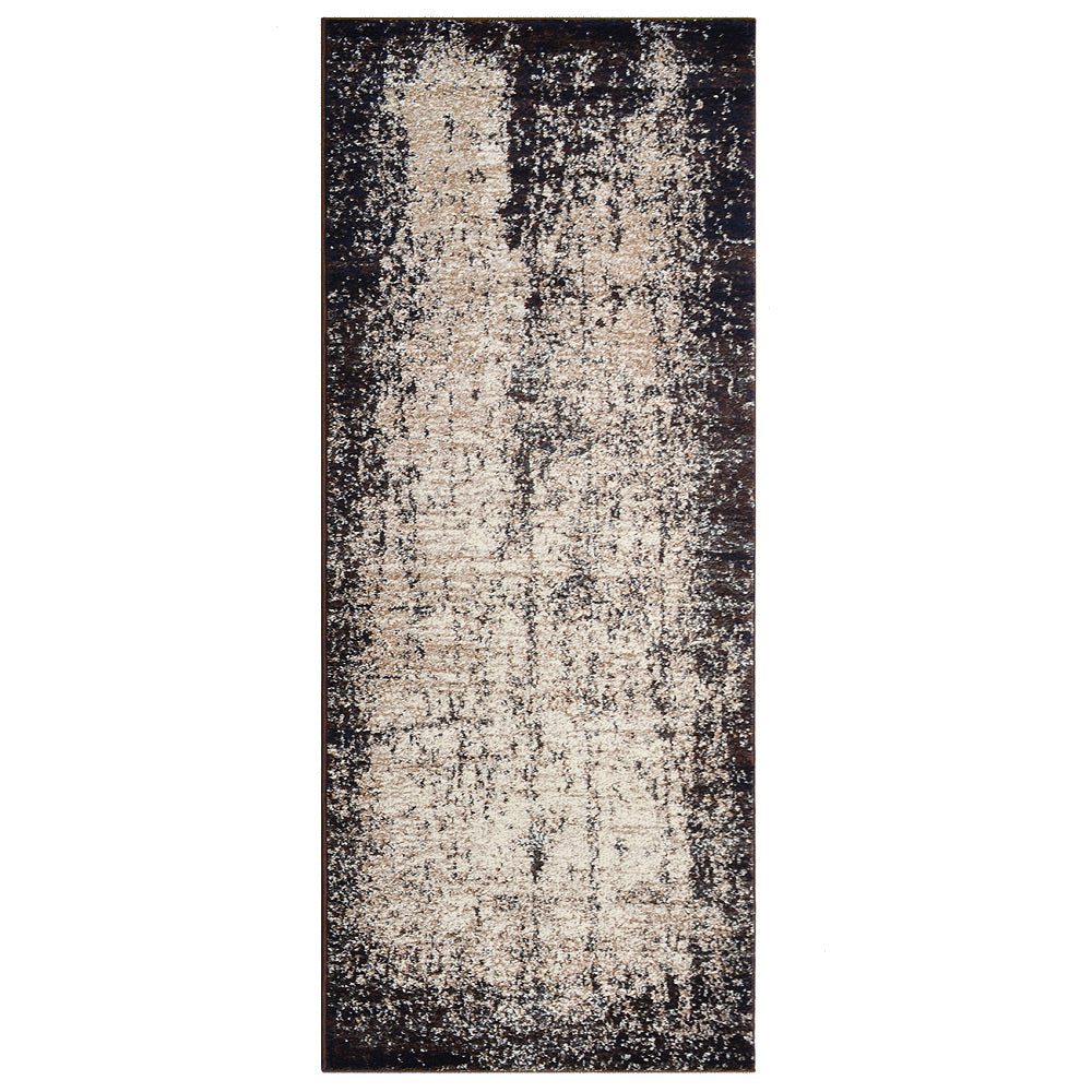 Machine Woven Heatset Polypropylene Area Rug Contemporary Beige Brown M00013