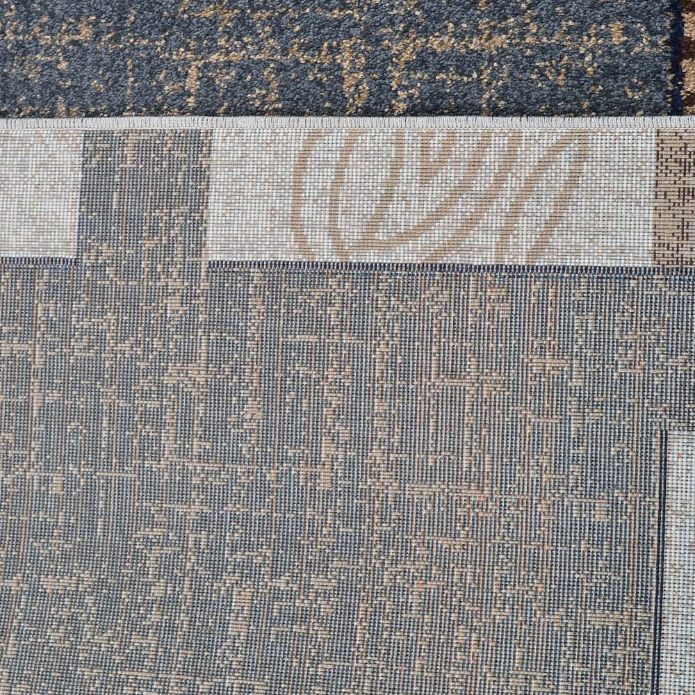 Machine Woven Heatset Polypropylene Area Rug Abstract Beige M00016