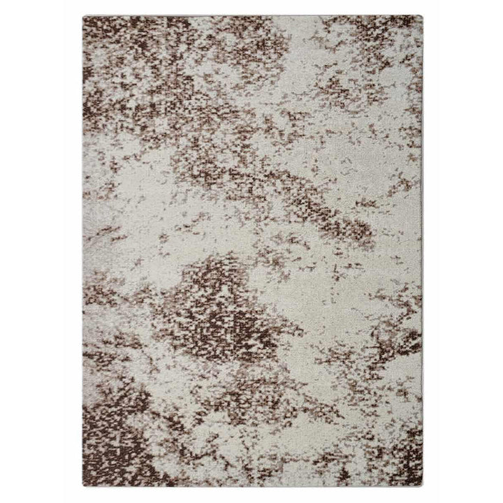 Machine Woven Heatset Polypropylene Area Rug Abstract Cream M00021