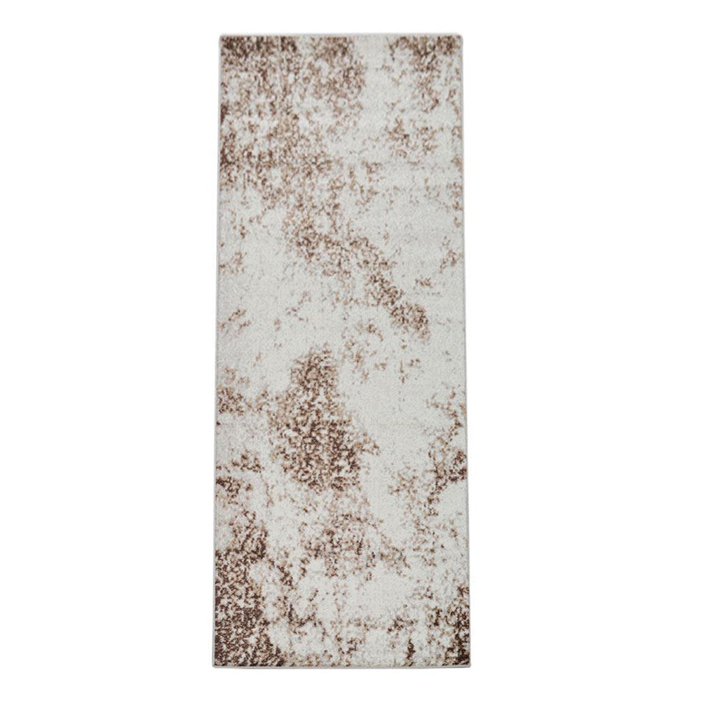 Machine Woven Heatset Polypropylene Area Rug Abstract Cream M00021