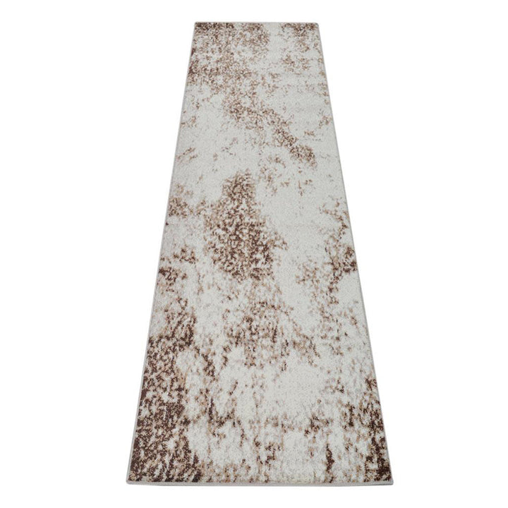 Machine Woven Heatset Polypropylene Area Rug Abstract Cream M00021