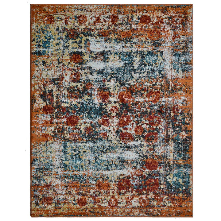 Machine Woven Heatset Polypropylene Area Rug Oriental Caramel M00037