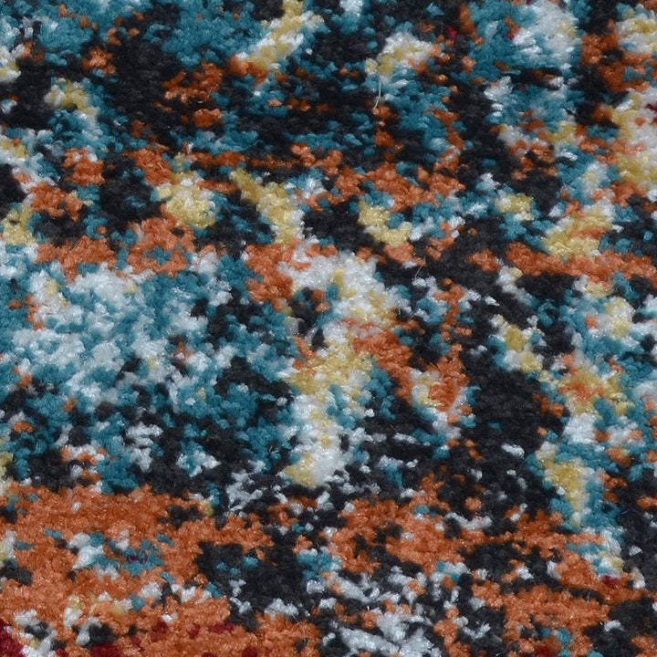 Machine Woven Heatset Polypropylene Area Rug Oriental Caramel M00037