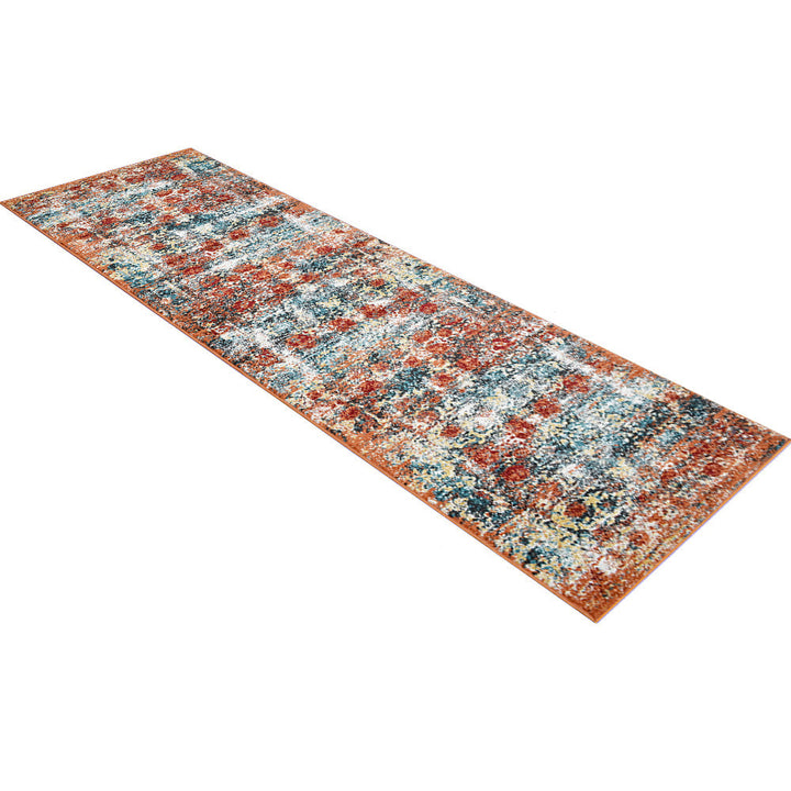 Machine Woven Heatset Polypropylene Area Rug Oriental Caramel M00037