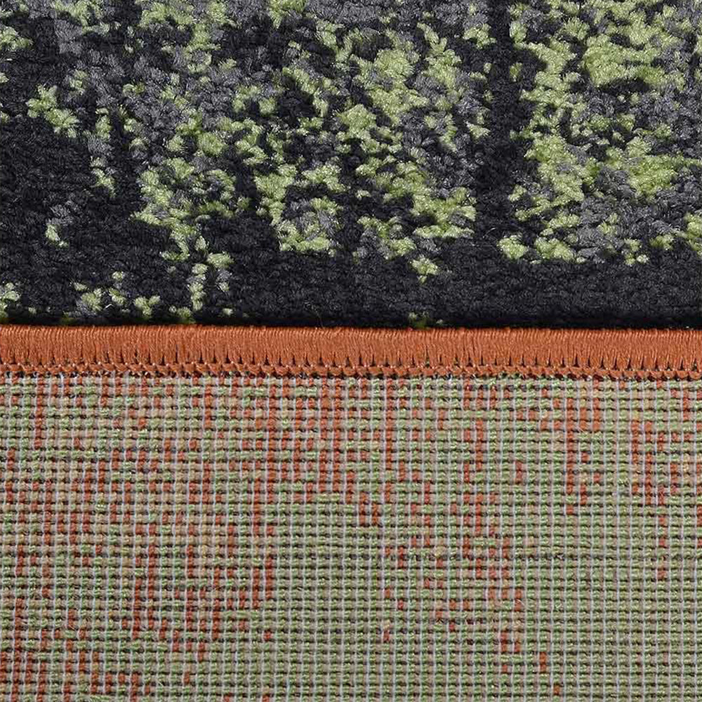 Machine Woven Heatset Polypropylene Area Rug Contemporary Multicolor M00043