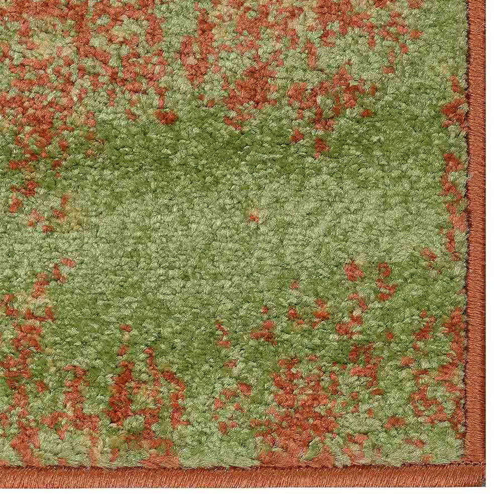 Machine Woven Heatset Polypropylene Area Rug Contemporary Multicolor M00043