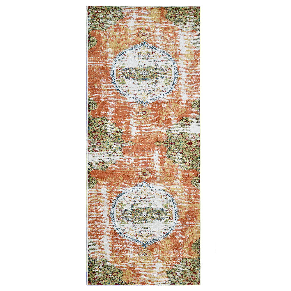 Machine Woven Heatset Polypropylene Area Rug Oriental Beige Caramel M00044