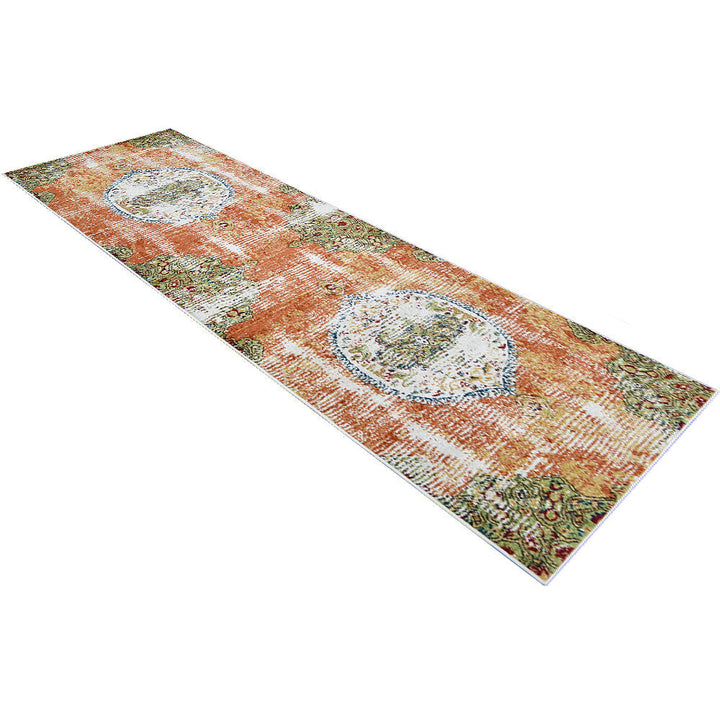 Machine Woven Heatset Polypropylene Area Rug Oriental Beige Caramel M00044