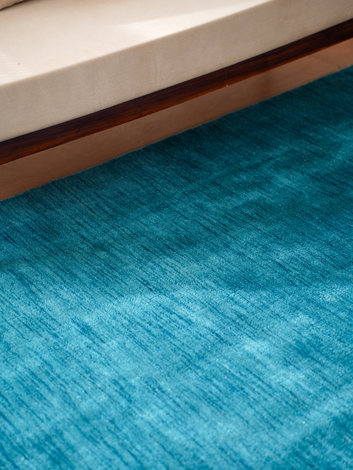 Hand Knotted Wool Solid Area Rug