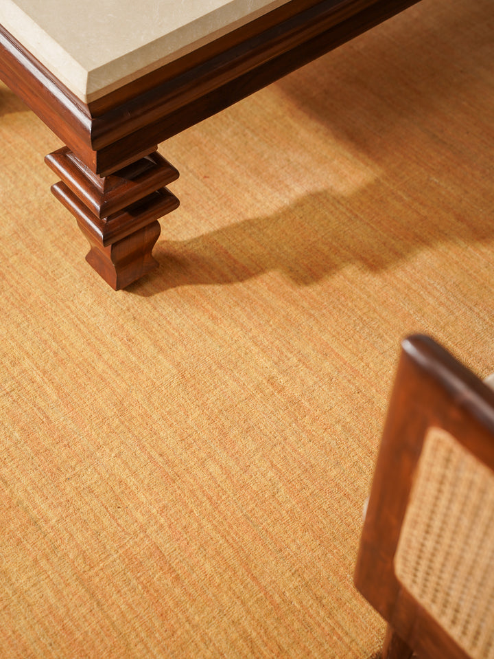 Hand Knotted Wool Solid Area Rug