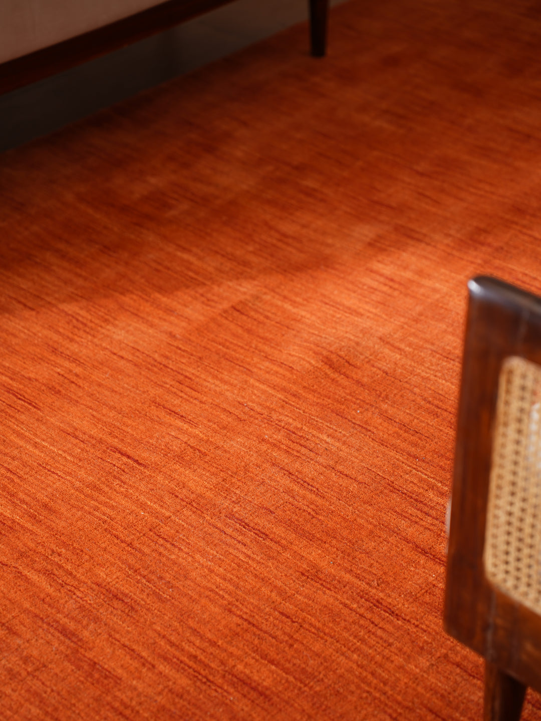 Hand Knotted Wool Solid Area Rug