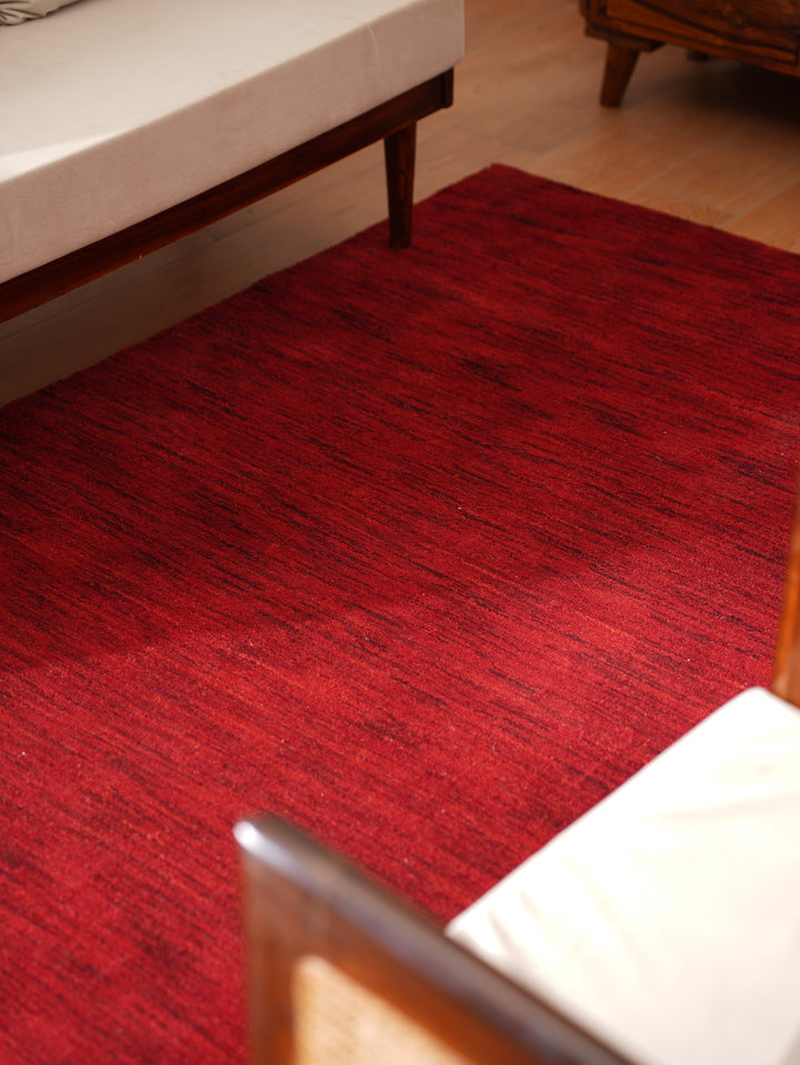 Hand Knotted Wool Solid Area Rug