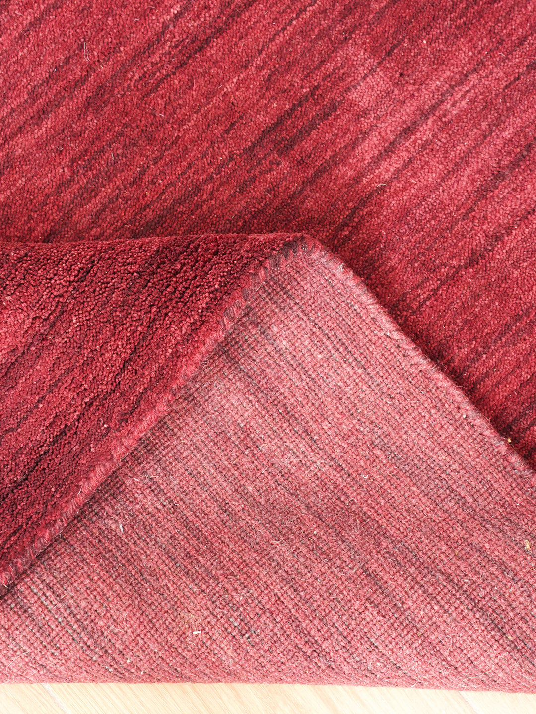 Hand Knotted Wool Solid Area Rug