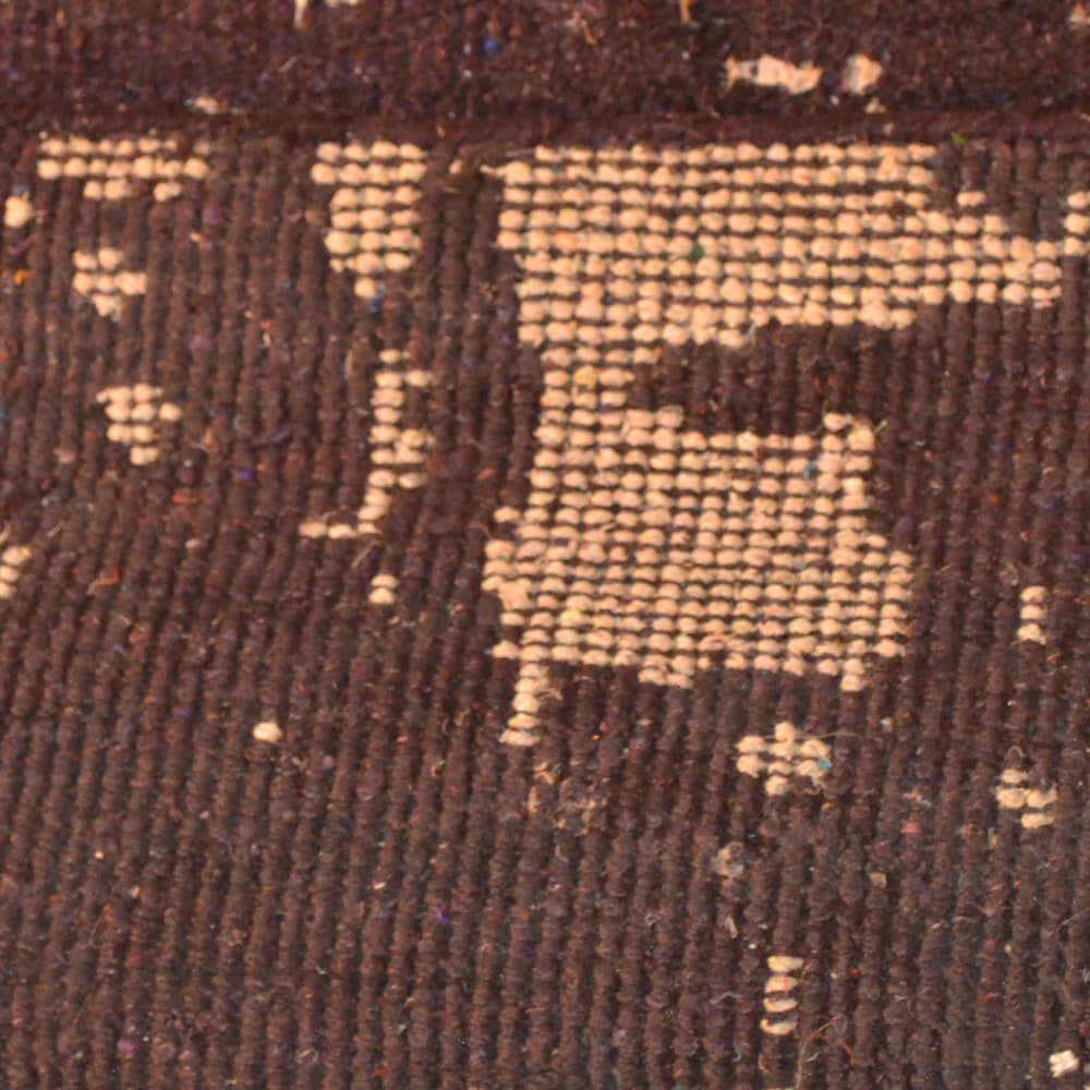 Hand Knotted Silk Area Rug Abstract Blue Beige NS1230