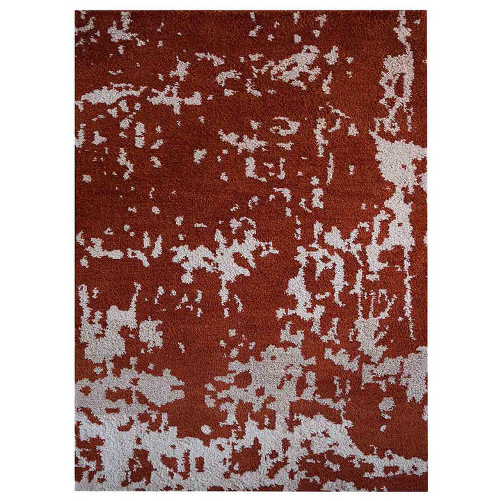 Hand Knotted Silk Area Rug Abstract Blue Beige NS1230