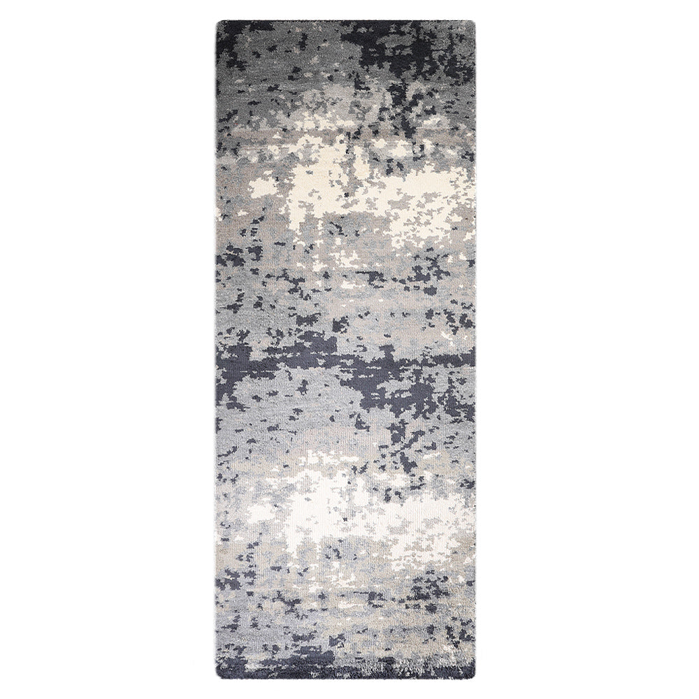 Hand Knotted Silk Area Rug Abstract Multicolor NS3306