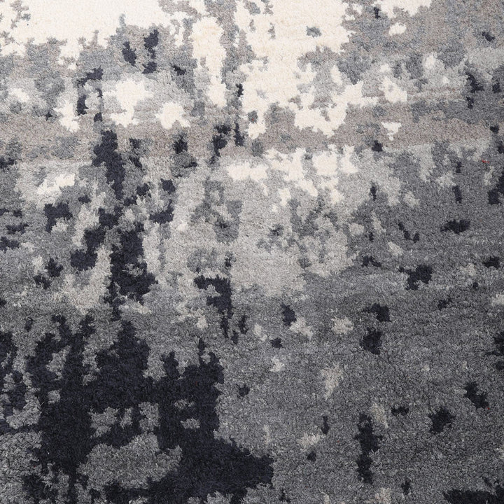 Hand Knotted Silk Area Rug Abstract Multicolor NS3306