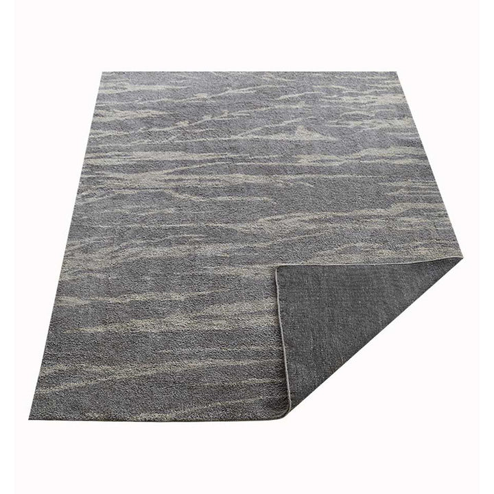 Hand Knotted Silk Area Rug Contemporary Gold Beige NS3308