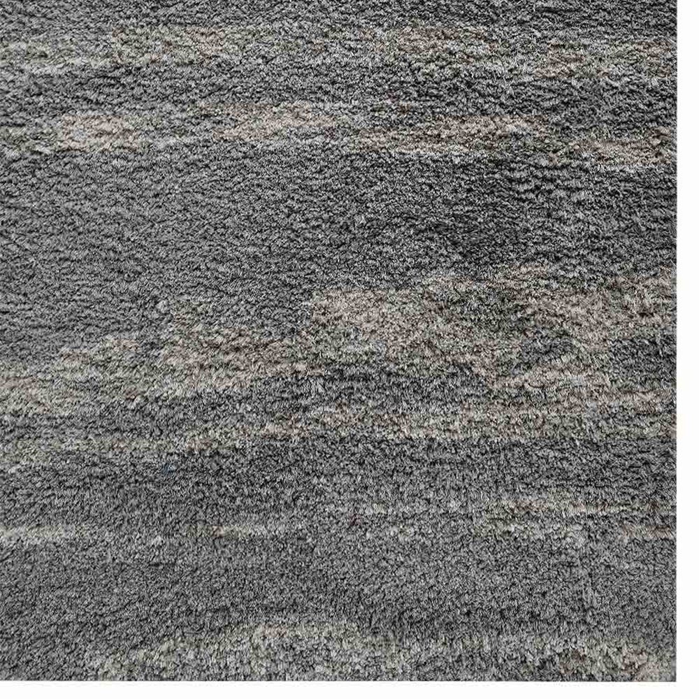 Hand Knotted Silk Area Rug Contemporary Gold Beige NS3308